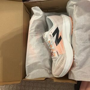 FUELCELL REBEL V4 New Balance Cream and Orange Sneakers